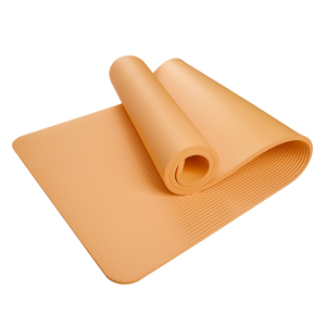 Esterilla de Yoga NBR ecológica personalizada de 10mm de espesor resistente a las manchas antideslizante impermeable suave rebote para entrenamiento en casa Universal - Product Image 5