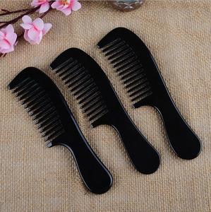 Peigne en corne de buffle unique de haute qualité pour peigne en corne de cheveux couleur d'extension de cheveux pleine corne naturelle pour les cheveux prix de gros - Product Image 1