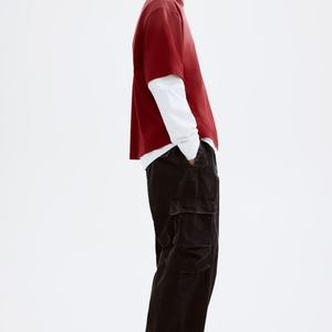 Camiseta personalizada de ocio de gran tamaño de algodón de moda en blanco súper grande - Product Image 3