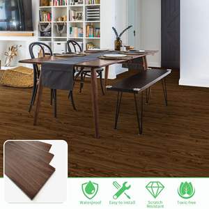 Factory Spot SPC Lock Floor, Fabricante Silent Mat Floor, 6mm de espesor Grano de madera Snap-on Stone Plastic Floor - Product Image 6