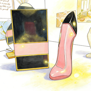 Perfume Original de Marca Internacional <span class=keywords><strong>Good</strong></span> <span class=keywords><strong>Girl</strong></span> Blush Black Heels, Aroma Floral Líquido Glamuroso, 80 ml, para Hombre y Mujer - Product Image 4