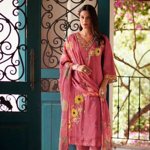 ชุดคอลเลกชั่นผ้าปากีสถานแบบอินเดียปักลายแฟนซีสำหรับงานปาร์ตี้เทศกาลลดราคา - Product Image 1