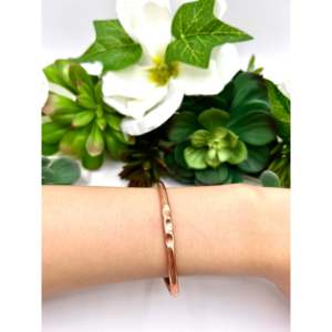 Shirley Collection Elegant <b>Copper</b> Plumber Fashion Cuff Bracelet - Product Image 5