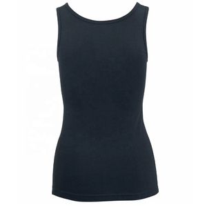 Camiseta de Tirantes de Punto de Color Sólido de Alta Calidad para Mujer, Cuello Redondo, Sin Mangas, Largo Regular, Estilo Casual, Color Rosa Fucsia - Product Image 6