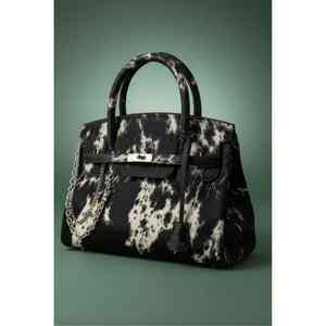 Sac à main fourre-tout en cuir de vachette de haute qualité avec chaîne, durable et élégant pour un usage quotidien en été et en automne - Product Image 4