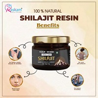 Résine Shilajit 20 grammes pour les forces, l'endurance et la vitalité Résine Shilajit himalayenne Fournisseur direct d'usine OEM/ODM.
