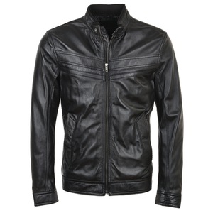 Chaqueta de Cuero de Primera Calidad Más Vendida, Estilo Nuevo para Hombre con Cuero Vacuno 100% Original - Product Image 4