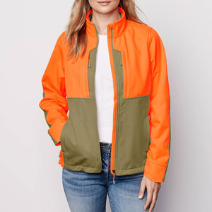 <b>High</b> Quality Women's Winter Outdoor <b>Softshell</b> <b>Jacket</b> Stand Top Trending Latest Design Breathable Dyed Cotton Filled Wholesale - Product Image 3
