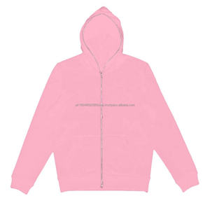 Sudadera con Capucha Personalizada con Logotipo Privado, Impresión 3D en Relieve, Algodón, Felpa, Borde Cortado, Cierre de Cremallera, para Hombre - Product Image 3