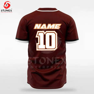 Vêtements de sport de qualité supérieure pour hommes Meilleur design Offre Spéciale polyester Maillot de baseball pour hommes - Product Image 6