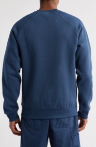 เสื้อสเวตเตอร์แบบสวมหัวคอลูกเรือเสื้อสเวตเตอร์แบบว่างเปล่าเสื้อฮิปฮอปปักโลโก้ได้ตามต้องการทำจากผ้าฝ้าย100% - Product Image 2