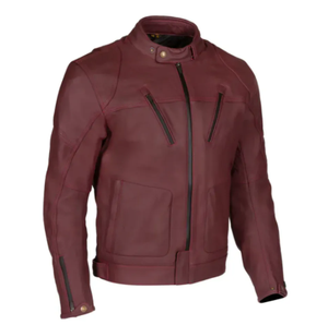 Chaqueta de motocicleta de cuero genuino Premium Protección CE de cuerpo completo Transpirable y a prueba de viento Características de talla grande - Product Image 6
