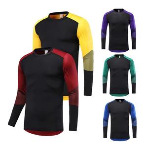 Venta al por mayor Hombres Running Sports Gym wear Compresión manga completa Camiseta Slim fitted Ejercicio Active Wear Camisetas - Product Image 1