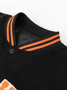 High Quality Custom Made Men's Wool Bomber <b>Jacket</b> <b>Vintage</b> <b>Varsity</b> Letterman High School Embroidery Plus Size Wholesale - Product Image 5