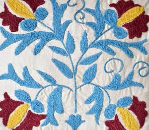 Vintage Embroidered Suzani Cotton <b>Cushion</b> Cover Home Decorative Mexican Style for Hotels <b>Christmas</b> Holiday Use - Product Image 1