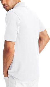 Logotipo personalizado bordado impresión algodón poliéster malla con cuentas hombres transpirable cómodo suave Polo para hombres - Product Image 6