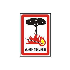 Pegatinas y Luces Reflectantes Promocionales, Señal de Peligro de Incendio - Product Image 1