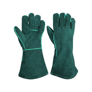 Gants de soudage en cuir à mailles durables pour les conditions météorologiques chaudes Chauffeurs professionnels respirants avec gants en cuir confortables - Product Image 5
