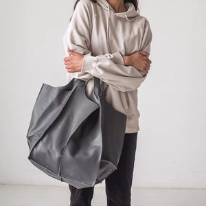 Sac à main surdimensionné en cuir Sac à main Slouchy Grand sac besace Slouchy Sac à main surdimensionné Sac à main à bandoulière LHB-0090 - Product Image 1