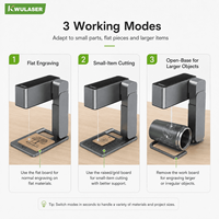 Máquinas de Grabado Láser de Escritorio Plegables Z3, Mini Grabador Láser Portátil, Aplicación para Proyectos de Bricolaje en Madera, Cuero y Acrílico