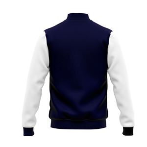 Alta calidad Unisex College Baseball Letterman Varsity Jacket Spring Formal Custom Chenille bordado mangas de lana frontal - Product Image 2