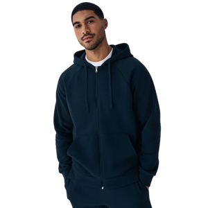 Vente en gros de sweat-shirts à capuche unis personnalisés pour hommes, en molleton de coton, décontractés, à capuche, pour l'hiver, style streetwear, vente en gros de fournitures personnalisées - Product Image 1