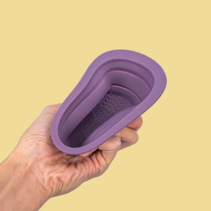 <b>Silicone</b> Cleaning Pad for Makeup Tools Multifunctional Makeup Brush Cleaner Foldable Cleaning <b>Mat</b> Face Mask Bowl for Home Use - Product Image 3