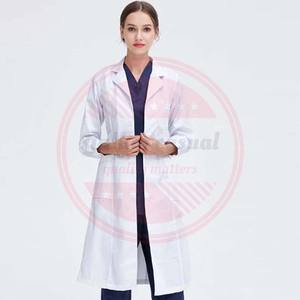 Blouse de laboratoire avec bouton Respirante Antistatique Unisex Uniformes de laboratoire personnalisables Blouse de médecin - Product Image 4
