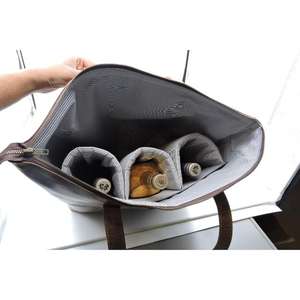 Étui à vin en cuir véritable de créateur vintage Style bohème pour hommes et femmes étui de transport fait à la main idéal pour les cadeaux et la vente en gros - Product Image 4