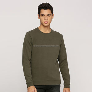 Nardon Apparel Sudadera para hombre Algodón Rib Cuello redondo Streetwear Up Shoulder Fit Sudaderas con capucha y sudaderas para hombre - Product Image 1