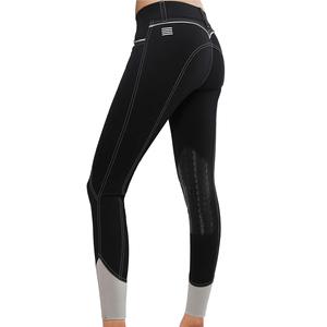 Hot <b>Sale</b> Equestrian Breeches Competition Wear Pants with Knee Patch Custom Clothing Wholesale Breeches for Horse Riding - Product Image 1