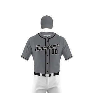 Uniformes unisex de béisbol y sóftbol, logotipo personalizado y diseño de nombre de equipo, conjuntos de ropa deportiva al mejor precio al por mayor a la venta. - Product Image 5
