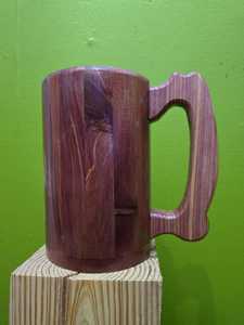 Best Quality Handmade Wooden Bar <b>Mug</b> Customized Shape New Wedding Party Kitchenware Viking wooden <b>mug</b> Bar Accessories - Product Image 4