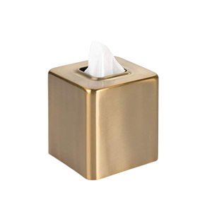 Porte-mouchoirs en métal et laiton avec matériau de qualité supérieure et style moderne pour décor haut de gamme vaisselle de table boîte à mouchoirs fantaisie moderne - Product Image 1