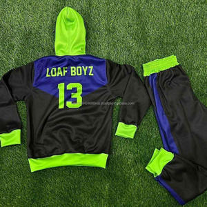 Venta al por mayor pulóver sudaderas con capucha conjuntos de pantalones de chándal para hombre deportes Jogger chándales hombre Jogging ropa de entrenamiento para el invierno - Product Image 5