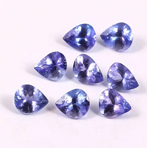 Tanzanite Naturelle Certifiée, Taille Poire Facettée, Pierre Précieuse Libre Bleue Ovale, Prête pour la Monture de Bijoux, Certifiée par un Certificat Tier, Fabriquée en Inde - Product Image 5