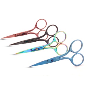 Ciseaux à cils incurvés Sharp Precision Outil de coupe en acier inoxydable pour le maquillage et les soins de beauté Ciseaux de toilettage professionnels - Product Image 2