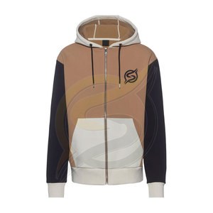 เสื้อฮู้ดแบบซิปสำหรับผู้ชายผ้าฝ้ายโพลีเอสเตอร์ - Product Image 3