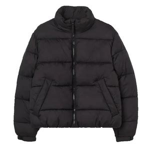 Men's <b>Puffer</b> <b>Jacket</b> Bubble Coat Padded Coat OEM Logo Oversized Down Bubble Winter Black Custom <b>Puffer</b> <b>Jackets</b> - Product Image 1