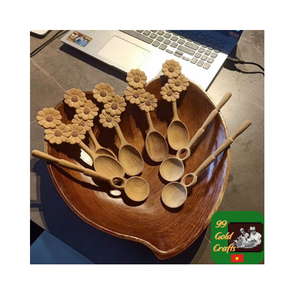 Premium Wooden <b>Spoon</b> Crafted from Natural Wood Ideal for Cooking Stirring and <b>Serving</b> Handmade Durable Eco Friendly Utensils - Product Image 3