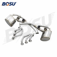 Collecteur d'échappement 4-into-1 en acier inoxydable SUS304, soudé TIG, longueurs égales, pour Porsche 911 993 Carrera 3.6L M64 (1994-1998)