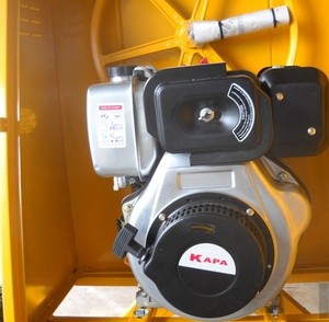 Bétonnière portable 350L, machine à mélanger le béton sur roues, équipement de chantier, bétonnière à vendre - Product Image 5