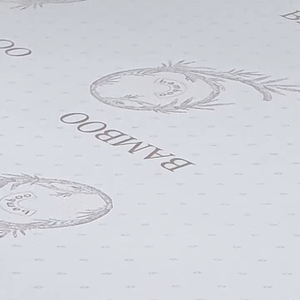 100% poliéster bambú estampado Jacquard ropa de cama tela impresa para bolsos y coches de niñas uso versátil - Product Image 1