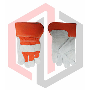 ถุงมือทำงาน หนังฝ่ามือ ฝ่ามือเต็ม ทนต่อการฉีกขาด ระบายอากาศได้ ปราศจากซิลิโคน ปราศจากแป้ง ป้องกันความร้อน ป้องกันการบาด 26 ซม. ถุงมือทั่วไป - Product Image 5