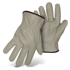 Guantes resistentes de trabajo de doble palma diseñados para tareas exigentes. Cuero resistente para mayor resistencia, seguridad y agarre en entornos difíciles - Product Image 5