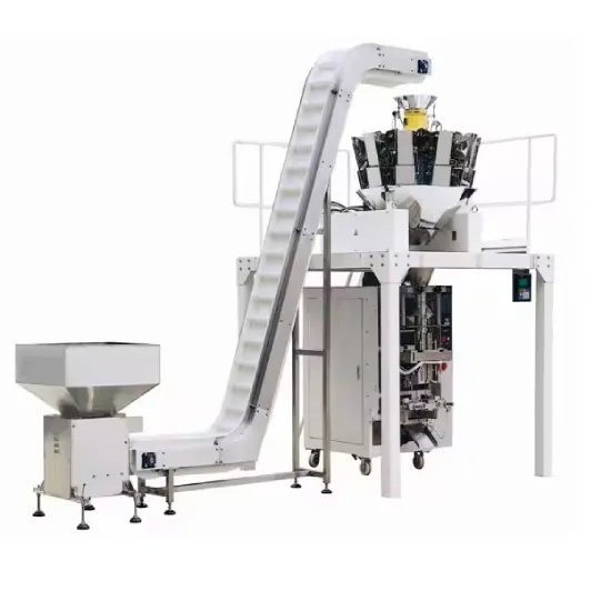 Automatic Nitrogen Snacks Potato Chips Rice Nut Pistachio Potato Chips Packing Packing Machine