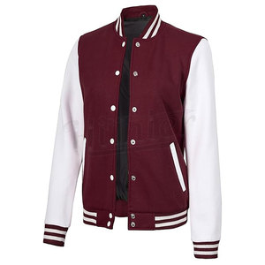 Chaqueta de bombardero Varsity personalizada de alta calidad para hombres, chaqueta de escuela secundaria de nuevo diseño, chaqueta de béisbol bordada - Product Image 1