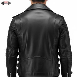 Chaqueta Bomber de Cuero Premium 100% Original para Mujer, Decoración de Rayas de Tela de Pana, OEM Personalizado, Alta Calidad, Talla Grande - Product Image 2