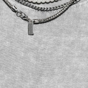 Proveedor al por mayor ácido lavado camiseta Casual hombres manga corta Vintage Oversize Camiseta 100% algodón Pin en ácido lavado camisa - Product Image 5