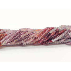 Cuentas Redondas Facetadas de Espinela Multicolor Natural de 4 mm para la Fabricación de Joyas, Empaquetadas en Bolsas - Product Image 4